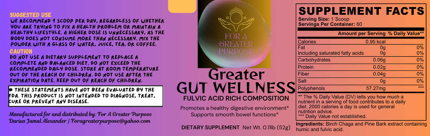 Greater Gut Wellness Powder